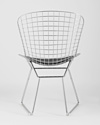 Stool Group Bertoia (хром/черная подушка)