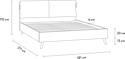 Divan Ситено 160x200 (barhat salmon)