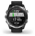 Garmin Descent Mk2 stainless steel with silicone band