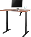 ErgoSmart Manual Desk Special 1380x800x18 мм (альпийский белый/черный)