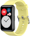 Rumi силиконовый для Huawei Watch FIT, Watch FIT Elegant (желтый)