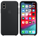 Apple Silicone Case для iPhone XS Max Black