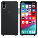 Apple Silicone Case для iPhone XS Max Black