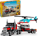 LEGO Creator 31146 Грузовик-платформа с вертолетом 3в1