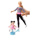 Barbie Ice-Skating Coach Dolls & Playset FXP38