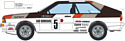 Italeri 3642 Audi Quattro Rally