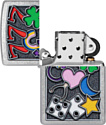 Zippo Street Chrome All Luck 48682