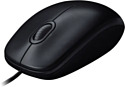 Logitech M100 black, обновленный дизайн