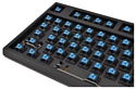 WASD Keyboards V2 87-Key Barebones Mechanical Keyboard Cherry MX Blue black USB