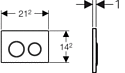 Geberit Omega 20 115.085.KK.1