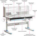 Fun Desk Fiore II (голубой)