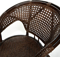TetChair Pelangi (стол/2 кресла, без подушек, walnut)