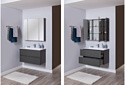 Aquanet Комплект мебели для ванной комнаты Алвита 90 241388