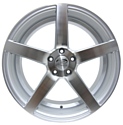 Sakura Wheels 9135 8.5x19/5x120 D74.1 ET40 Серебристый с полировкой