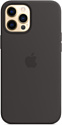 Apple MagSafe Silicone Case для iPhone 12 Pro Max (черный)