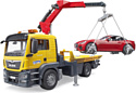 Bruder MAN TGS tow truck with roadster 03750