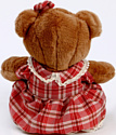 Sima-Land Медведь в клетчатом платье 10091829