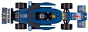 SLUBAN Авто Формула 2 M38-B0351 Гоночный автомобиль F1