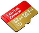SanDisk Extreme microSDHC Class 10 UHS Class 3 V30 90MB/s 2x32GB