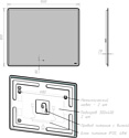 Lemark  Element 100x80 LM100Z-E (с подсветкой и подогревом)