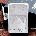 Zippo Playboy Satin Chrome 28077