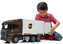 Bruder Scania R-Series UPS logistics truck 03581