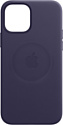 Apple MagSafe Leather для iPhone 12 Pro Max (темно-фиолетовый)