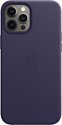 Apple MagSafe Leather для iPhone 12 Pro Max (темно-фиолетовый)