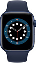Apple Watch Series 6 LTE 44 мм (корпус из нержавеющей, ремешок из эластомера)