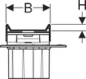 Geberit CleanLine80 154.440.39.1 (шампань)