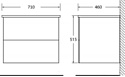 BelBagno Etna-700-2C-SO-BL-P (bianco lucido)