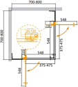 Cezares SLIDER-A-2-70/80-C-Cr