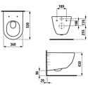 Laufen Pro с обычным сиденьем 8209560000001 + 8939570000001