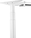 ErgoSmart Unique Ergo Desk 1380x800x18мм (бетон Чикаго светло-серый/белый)