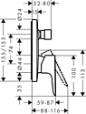 Hansgrohe Talis E 71745990 (золотистый)