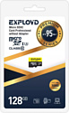 Exployd Premium Series microSDXC 128GB EX128GCSDXC10UHS-1-ELU3-W/A-AD