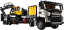 LEGO Technic 42175 Грузовик Volvo FMX и электрический экскаватор EC230