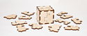 Eco-Wood-Art Cube 3D Puzzle