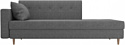 Лига диванов Селена 105239 (левый, рогожка, серый)