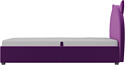 Mebelico Бриони 820х1880 (микровельвет, фиолетовый)