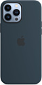 Apple MagSafe Silicone Case для iPhone 13 Pro Max (синий омут)