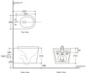 Aquanet Rimless Atago 2.0 W LX-1905