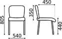 Brabix Iso CF-005 (ткань, коричневый)