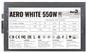 AeroCool Aero White 550W
