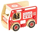 Мир деревянных игрушек Д430 Пожарная машина