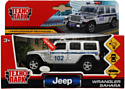 Технопарк Jeep Wrangler Sahara Полиция SAHARA5D-12SLPOL-SR