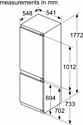 Bosch Serie 4 KIN86HFE0