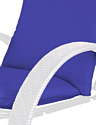M-Group Фасоль 12370110 (белый ротанг/синяя подушка)