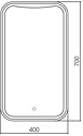 Silver Mirrors  Турин 40x70 LED-00002501