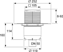 Tece Tecedrainpoint S130 3601300